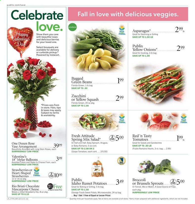 Publix (AL, FL, GA, NC, SC, TN, VA) Weekly Ad Flyer February 11 to February 17