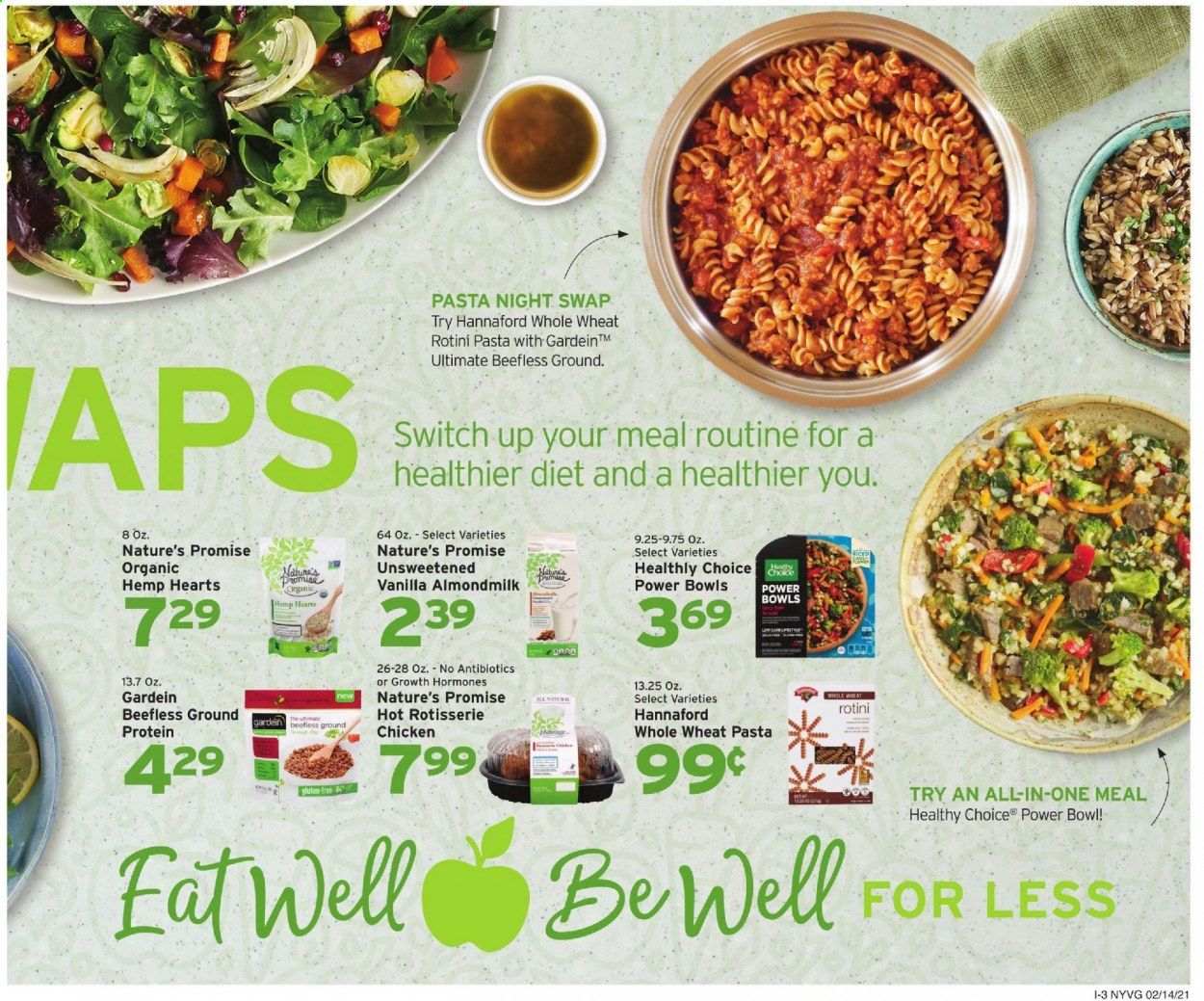 Hannaford (NY) Weekly Ad Flyer February 14 to February 20