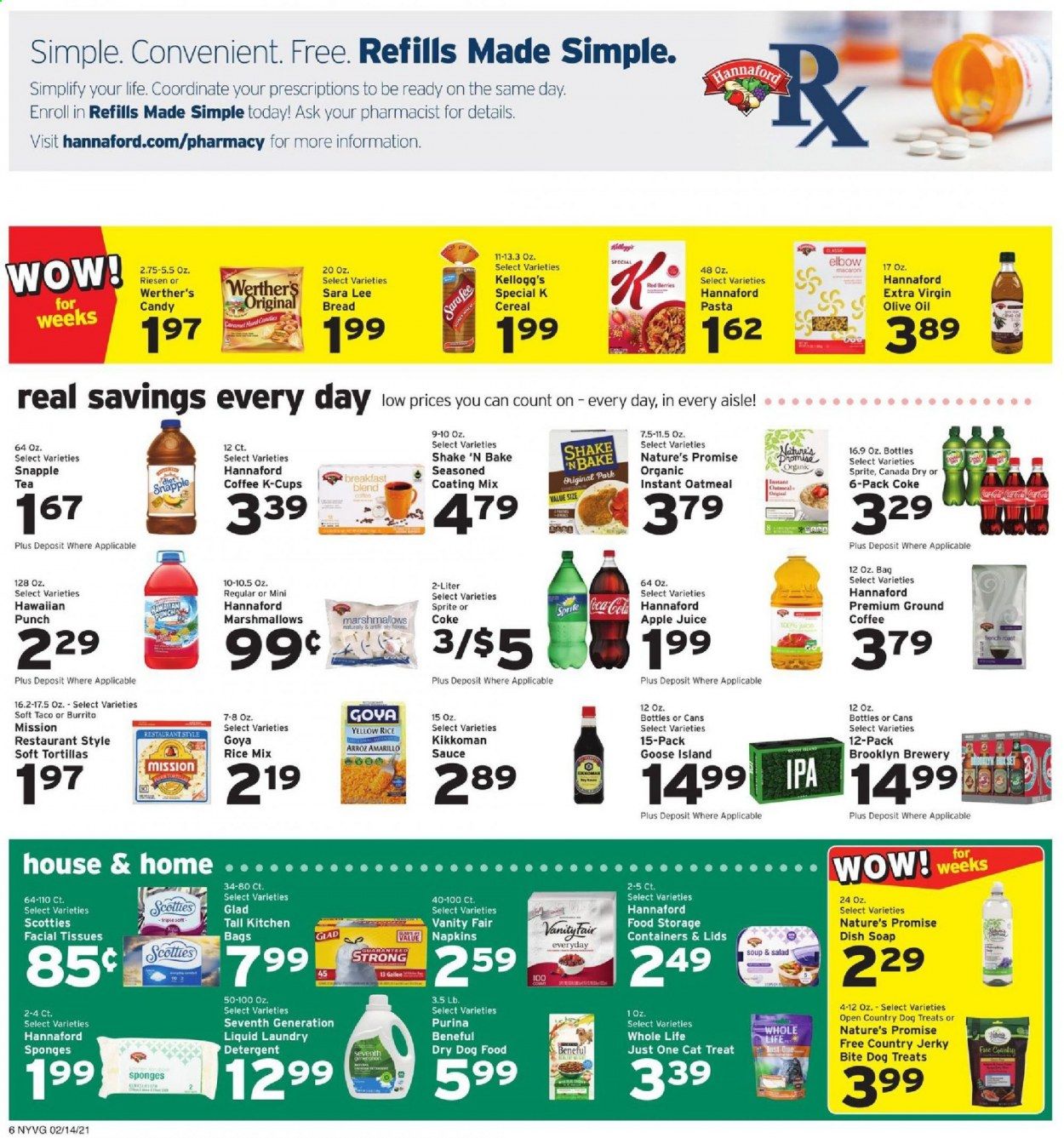 Hannaford (NY) Weekly Ad Flyer February 14 to February 20
