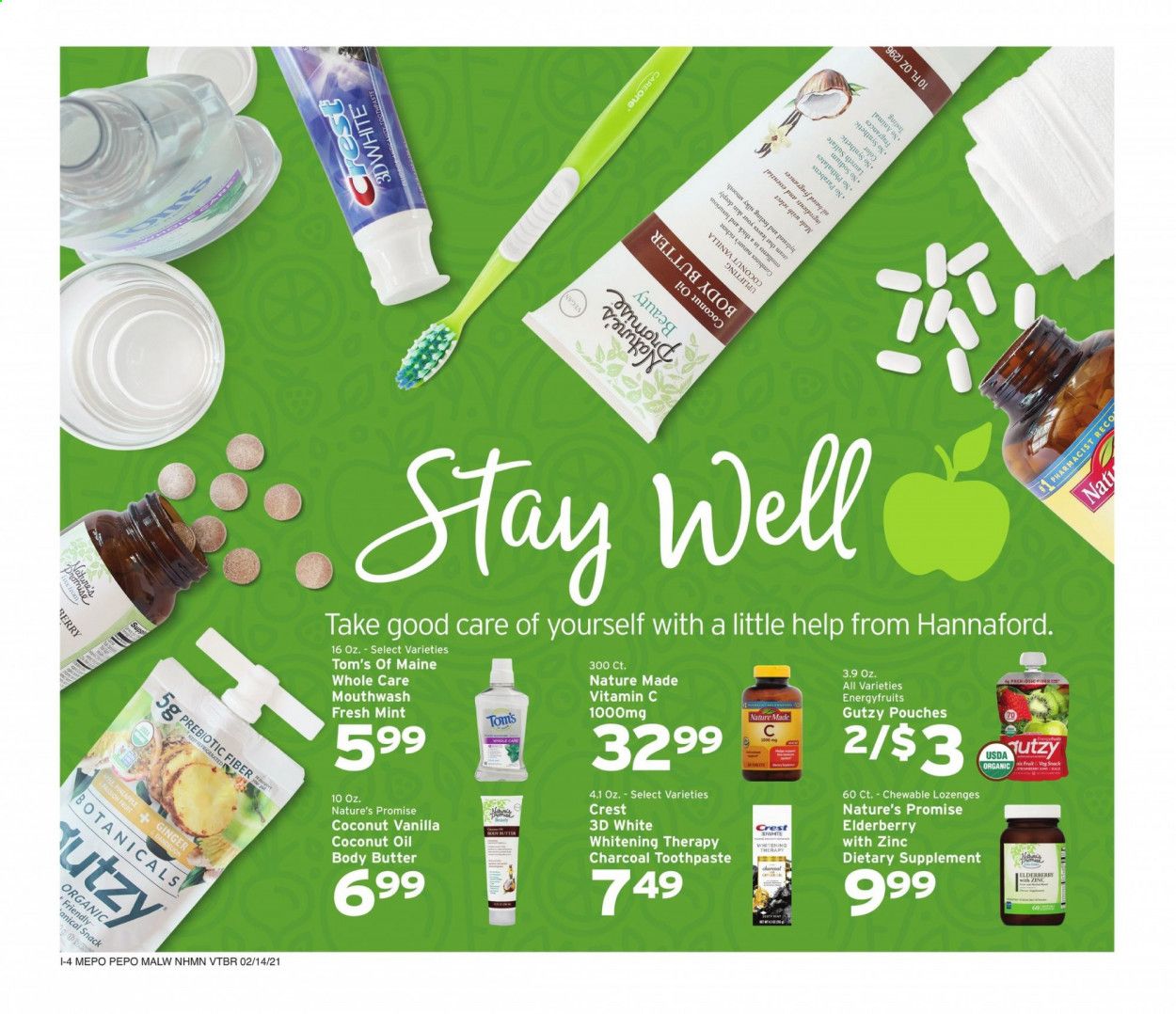 Hannaford (NH) Weekly Ad Flyer February 14 to February 20
