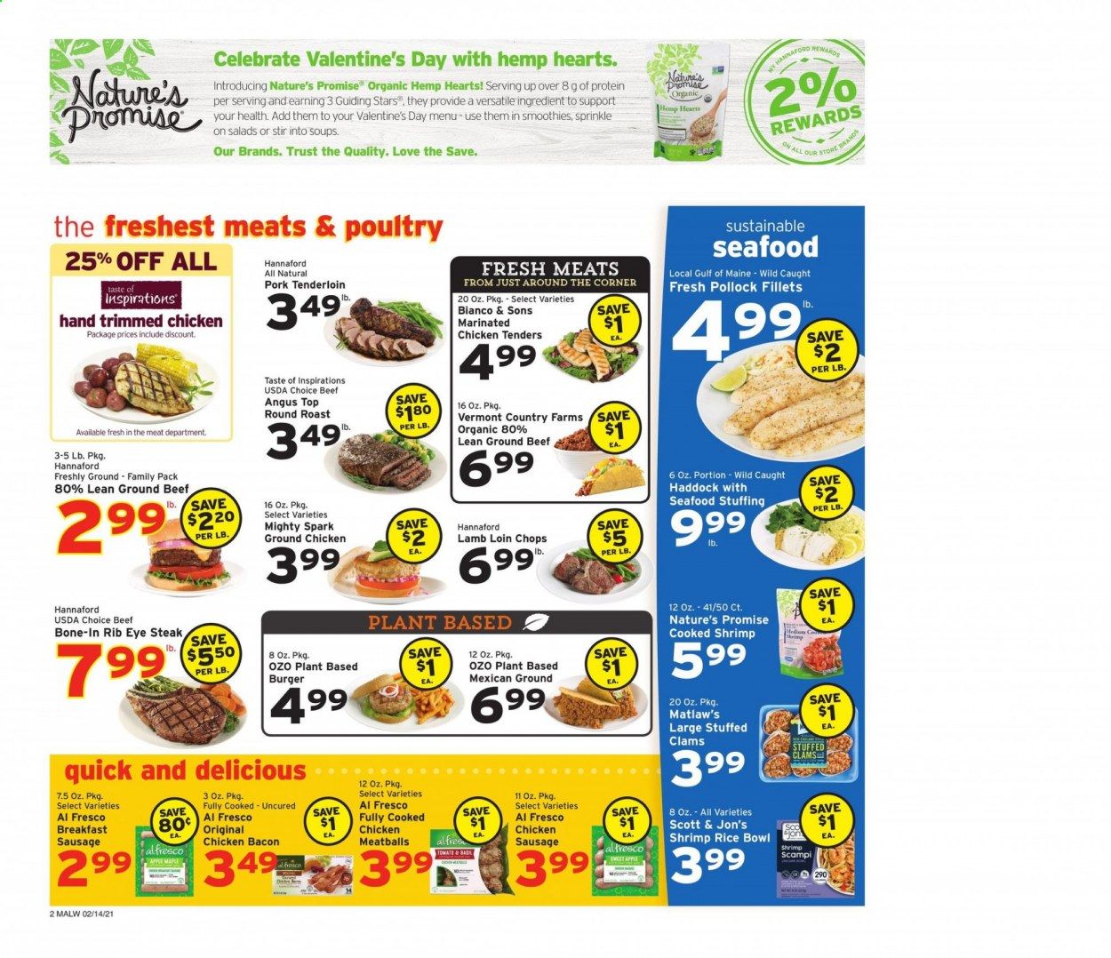 Hannaford (MA) Weekly Ad Flyer February 14 to February 20