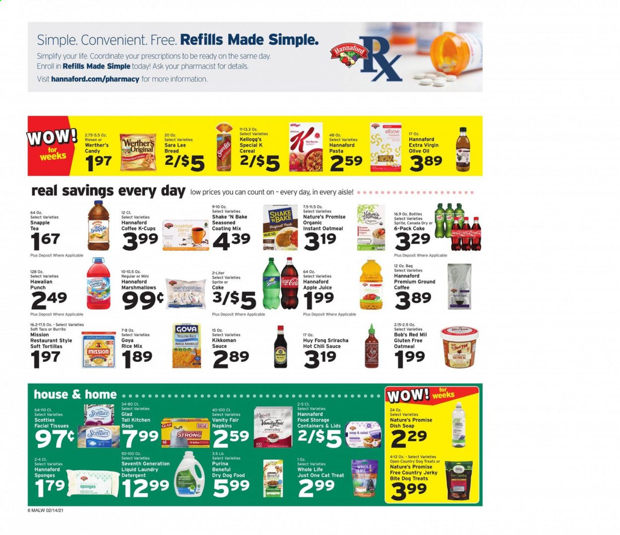 Hannaford (MA) Weekly Ad Flyer February 14 to February 20