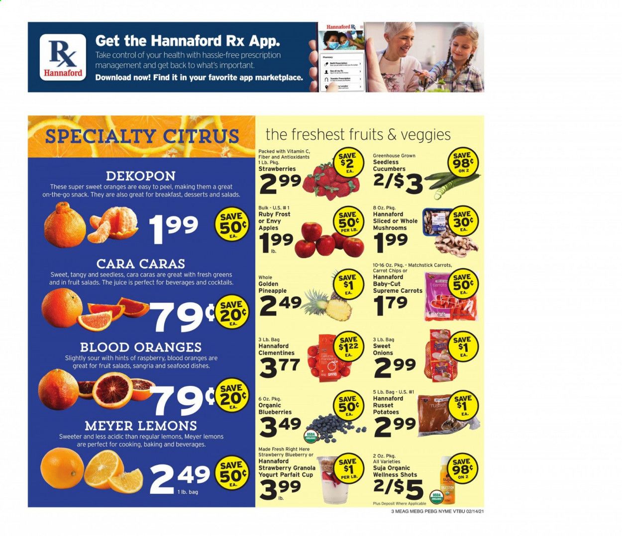Hannaford (ME) Weekly Ad Flyer February 14 to February 20