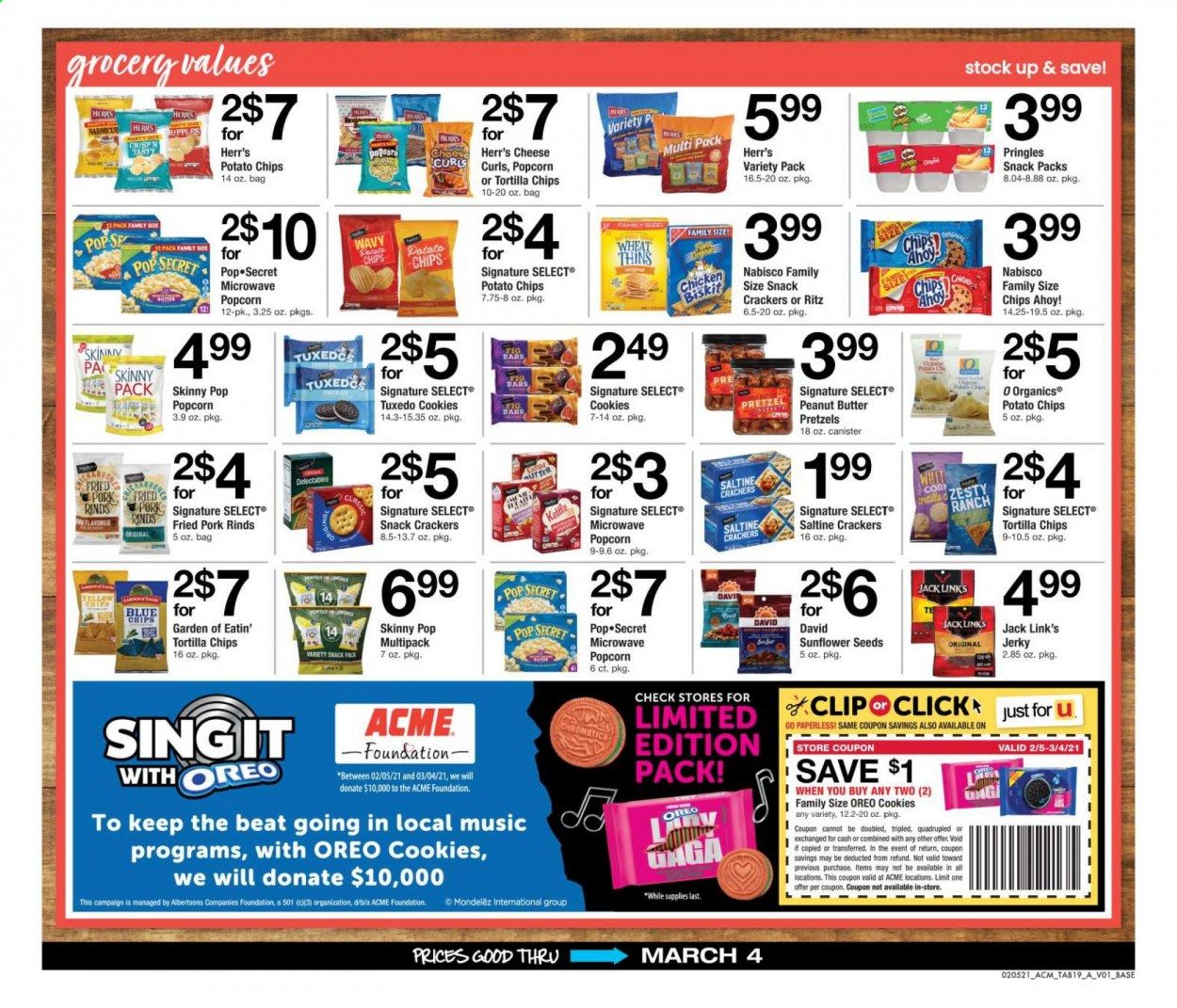 ACME Weekly Ad Flyer February 5 to March 4