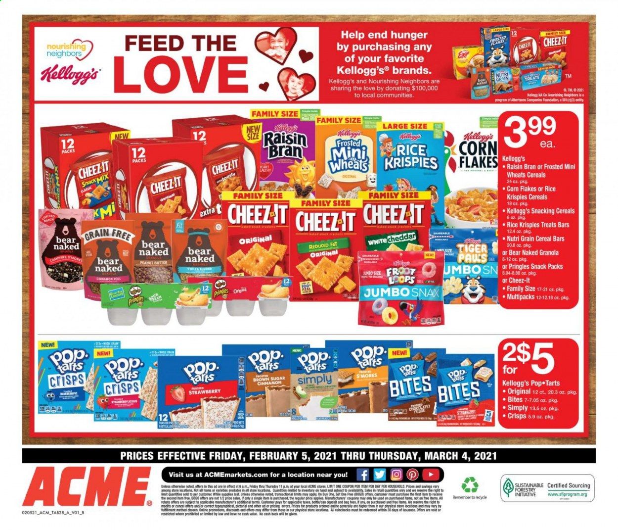 ACME Weekly Ad Flyer February 5 to March 4