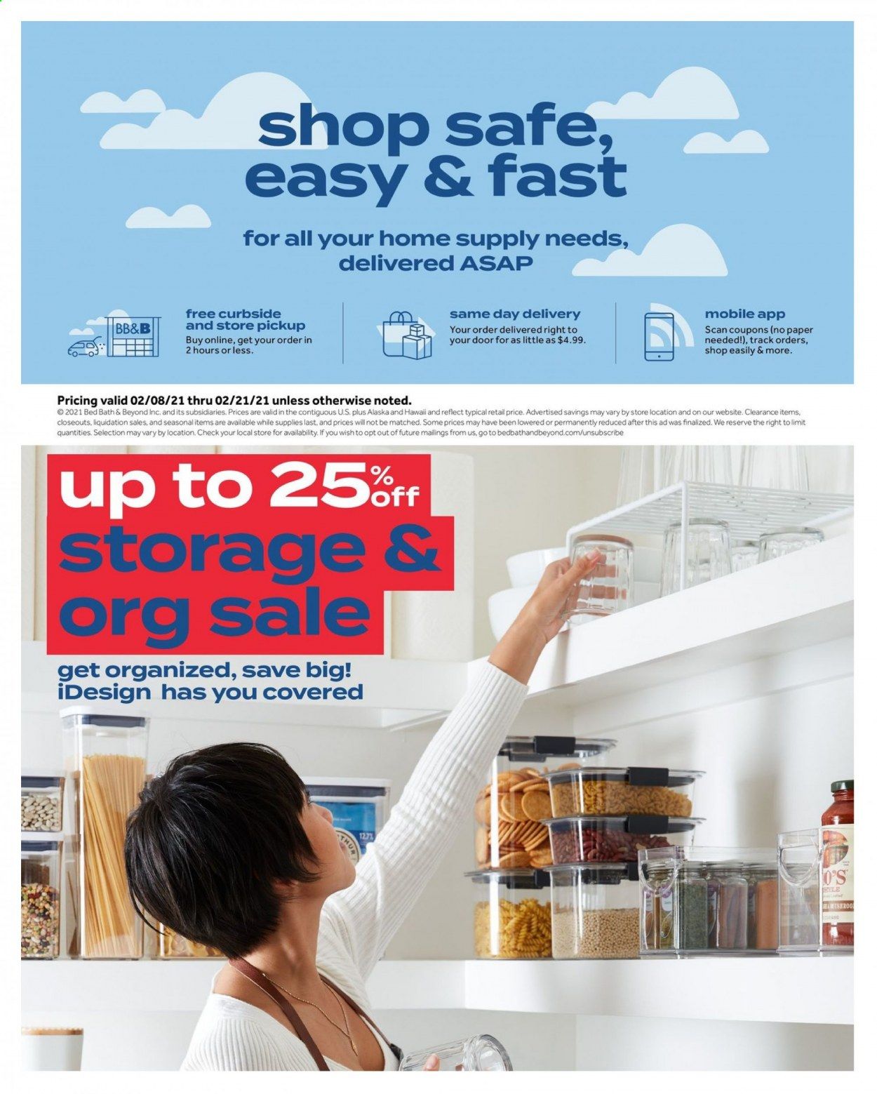 Bed Bath & Beyond Weekly Ad Flyer February 7 to February 21