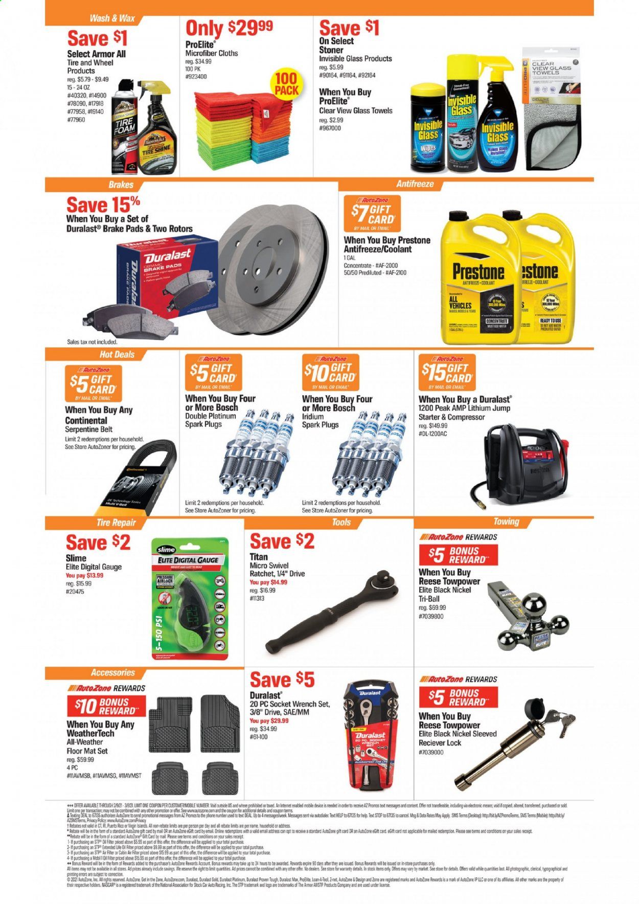 Autozone Weekly Ad Flyer February 9 to March 8
