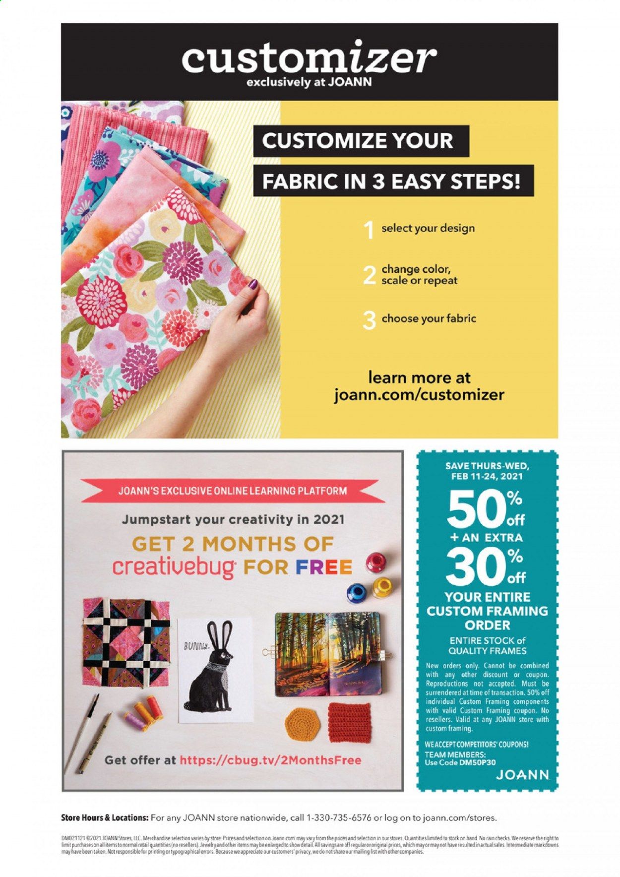 JOANN Weekly Ad Flyer February 11 to February 24