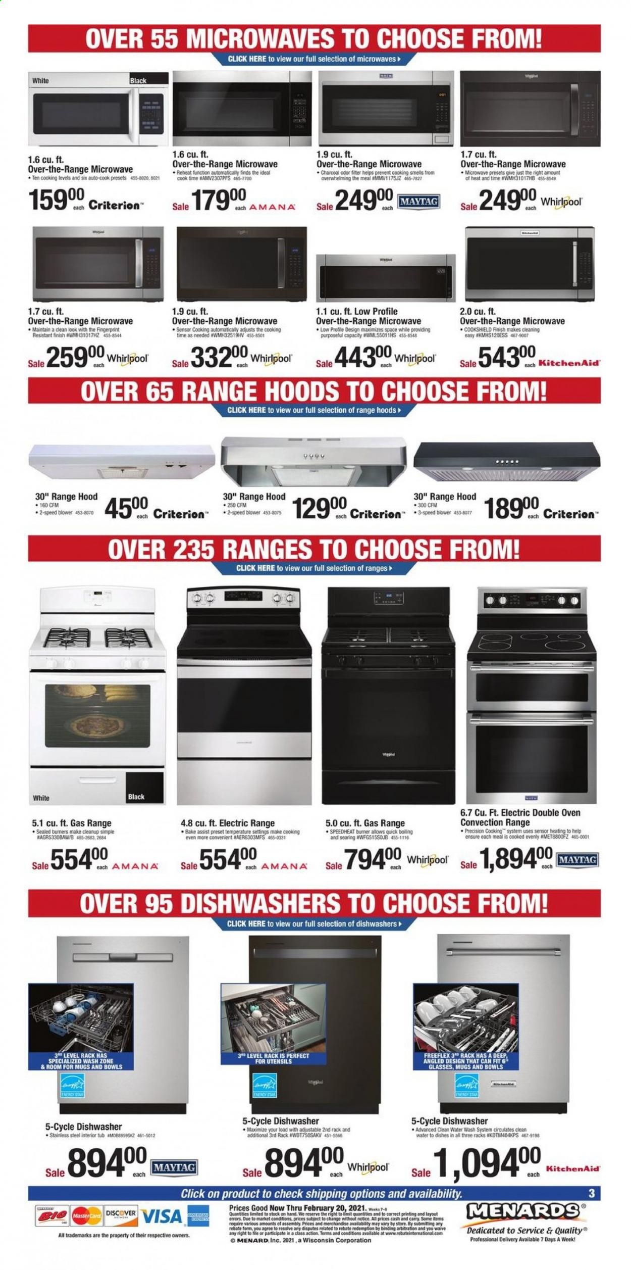 Menards Weekly Ad Flyer February 11 to February 20