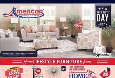 American Furniture Warehouse Weekly Ad Flyer February 13 to February 20