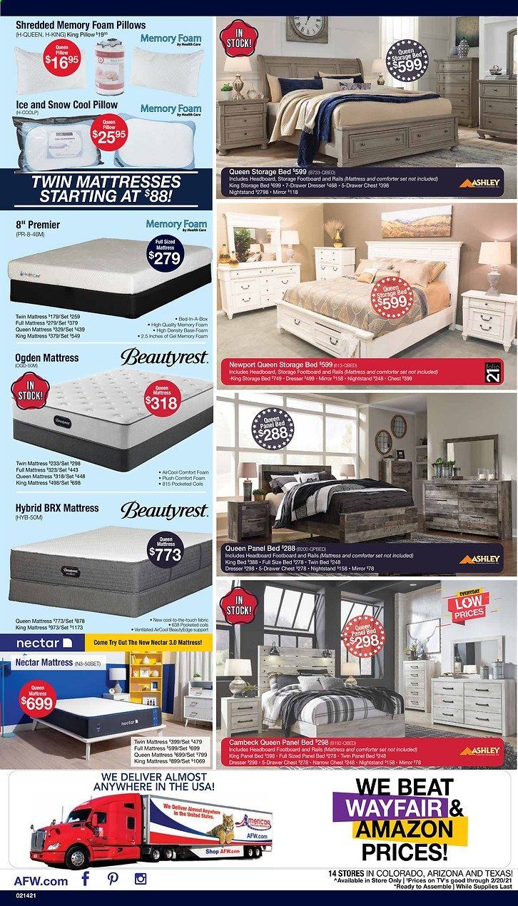 American Furniture Warehouse Weekly Ad Flyer February 13 to February 20