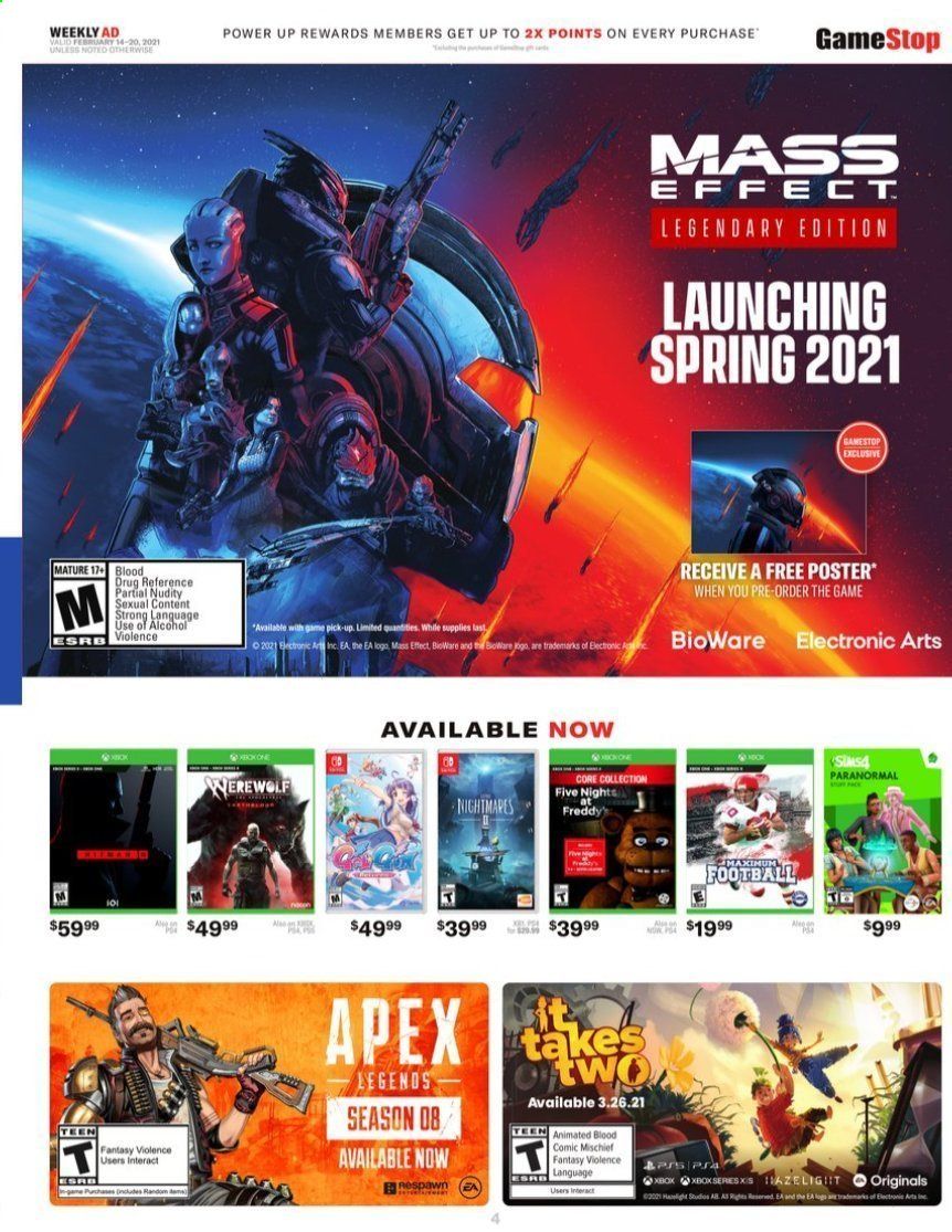 GameStop Weekly Ad Flyer February 14 to February 20