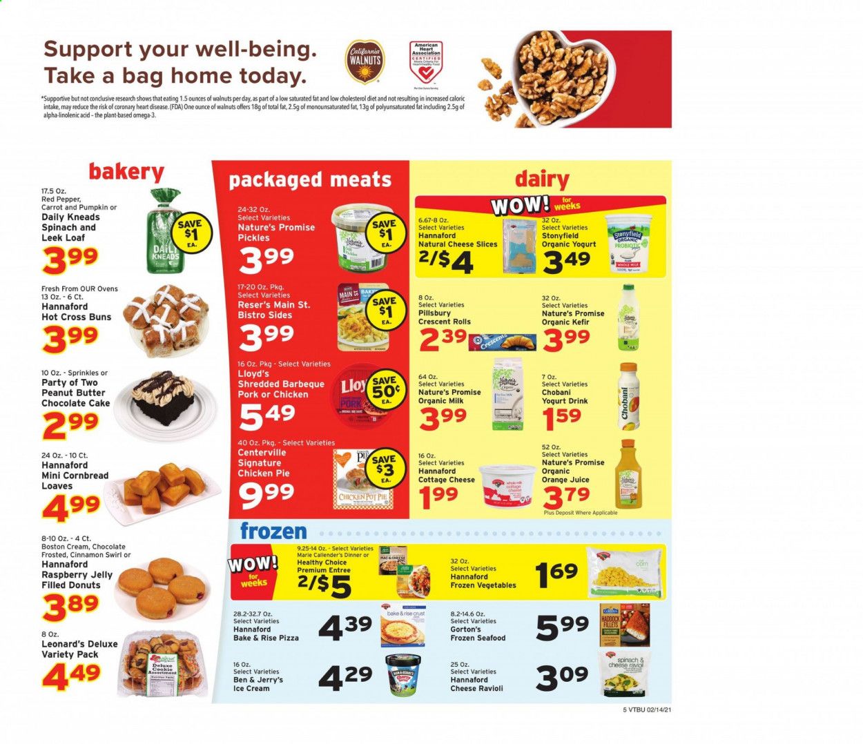 Hannaford (VT) Weekly Ad Flyer February 14 to February 20