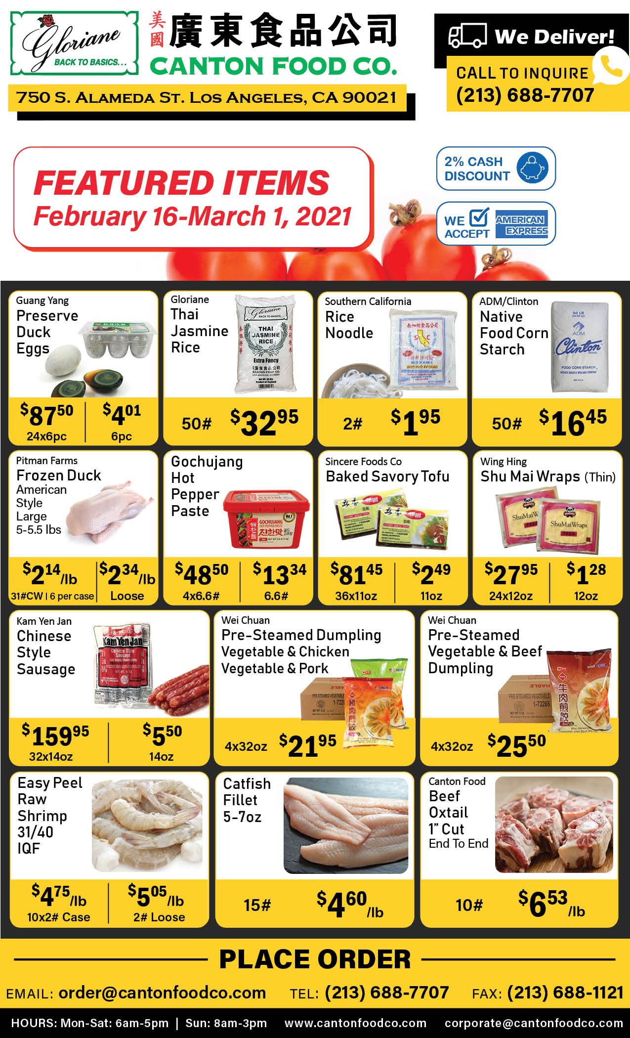 Canton Food Co Weekly Ad Flyer February 16 to March 1, 2021