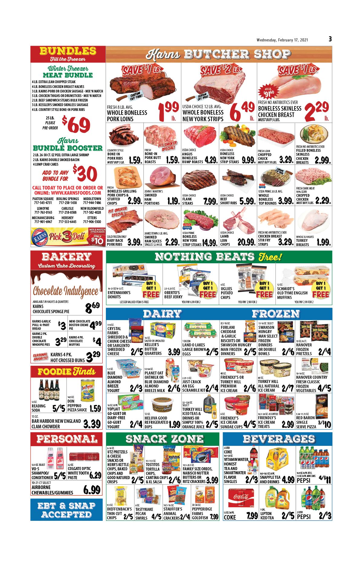 Karns Quality Foods Weekly Ad Flyer February 16 to February 22, 2021