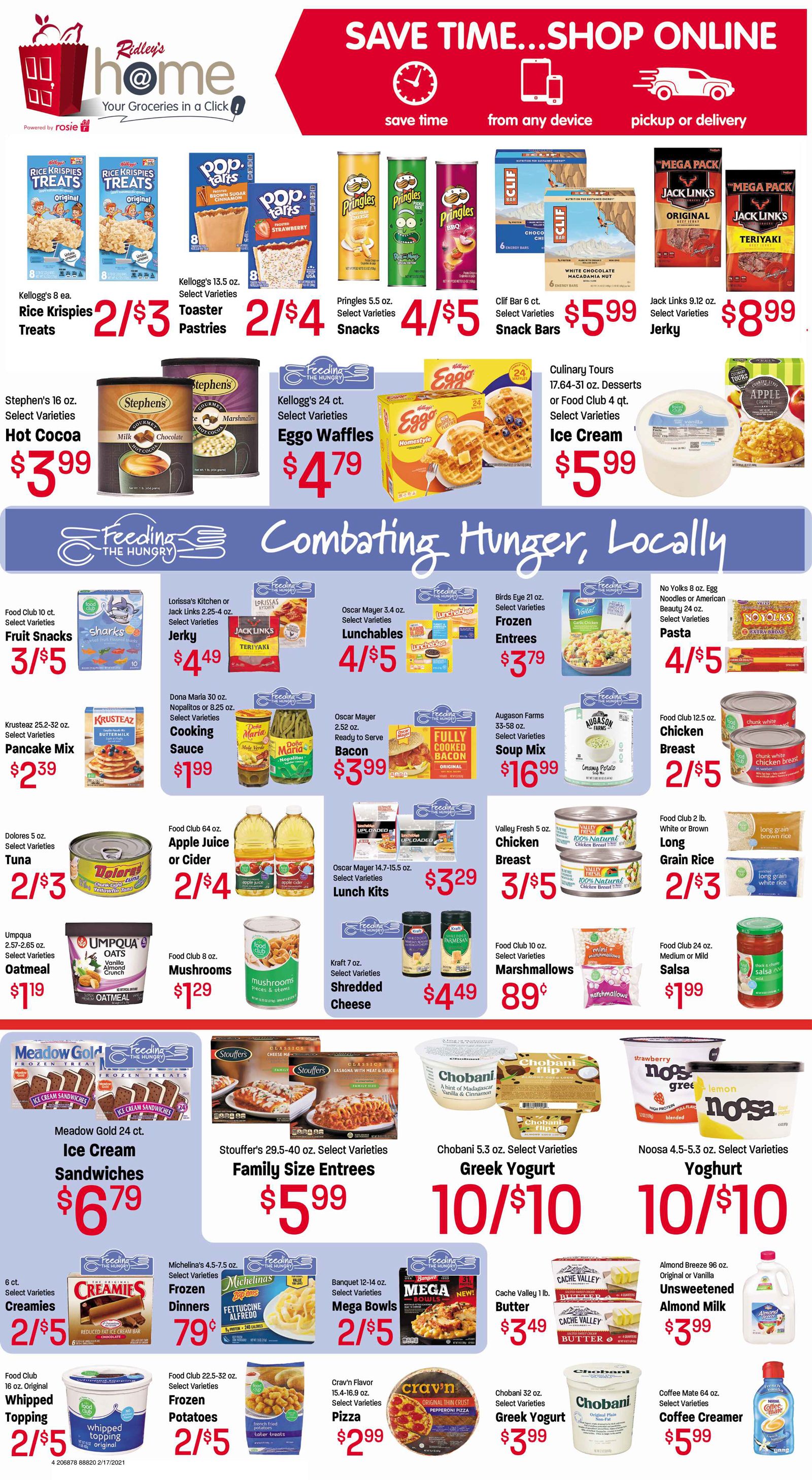 Ridley's Weekly Ad Flyer February 16 to February 22, 2021