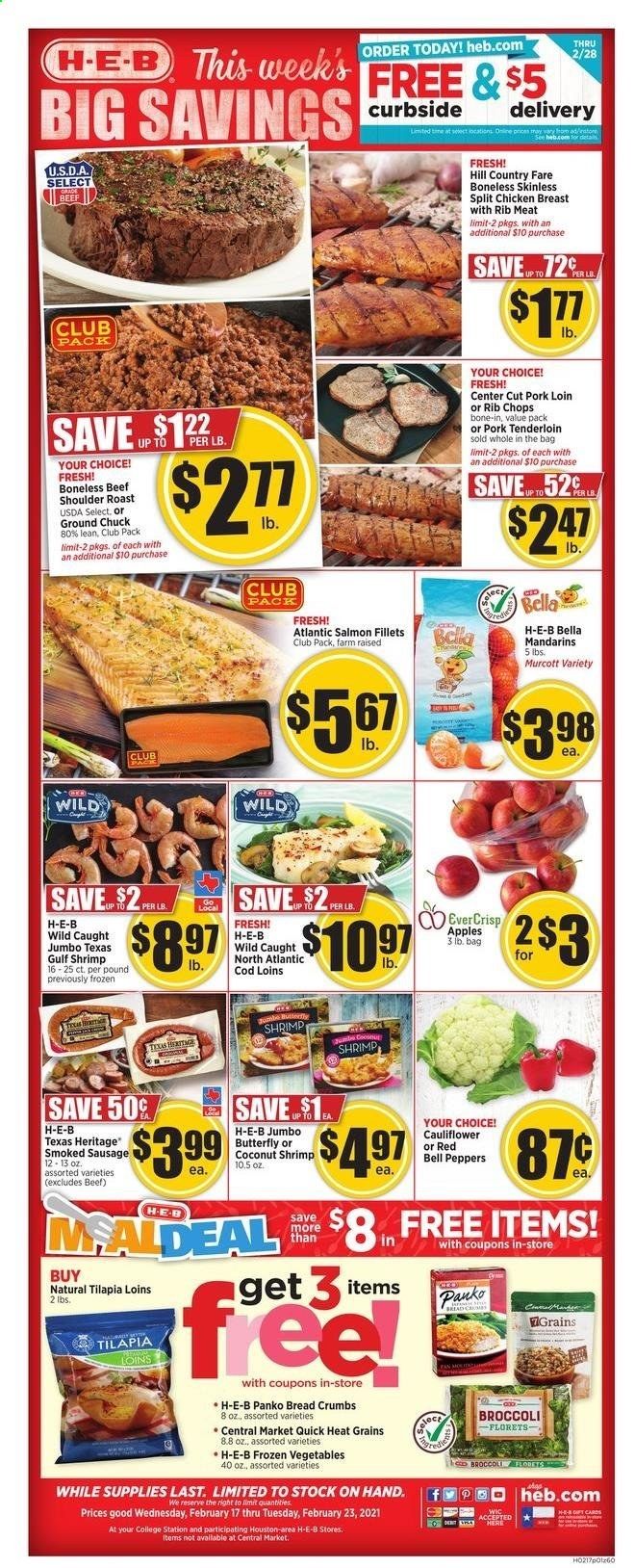 H-E-B (TX) Weekly Ad Flyer February 17 to February 23