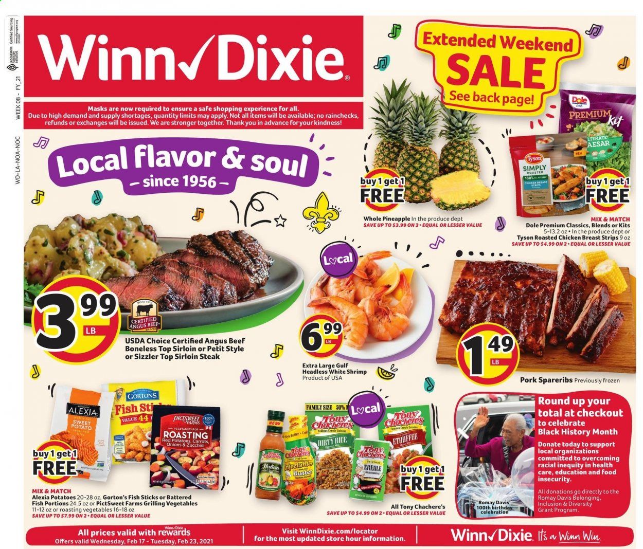 Winn Dixie (AL, FL, GA, LA, MS) Weekly Ad Flyer February 17 to February 23