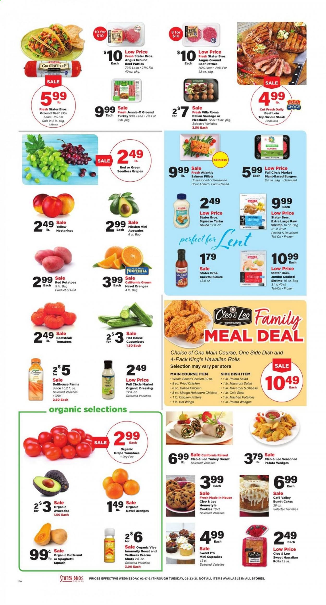 Stater Bros. Weekly Ad Flyer February 17 to February 23