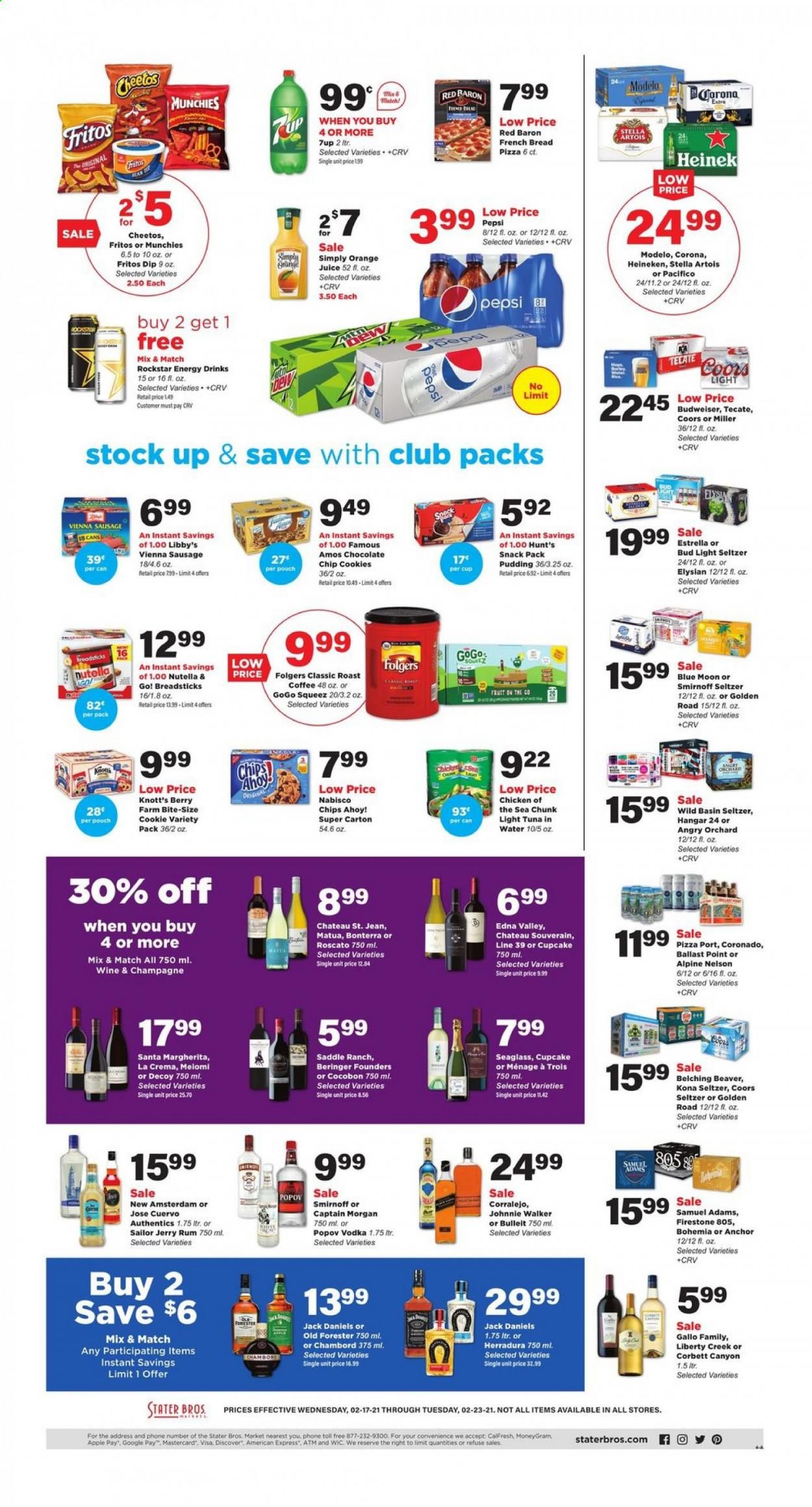 Stater Bros. Weekly Ad Flyer February 17 to February 23