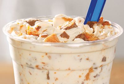 The Vanilla Concrete Mixer with Butterfinger and the Mint Shake are Now Being Featured at Culver's