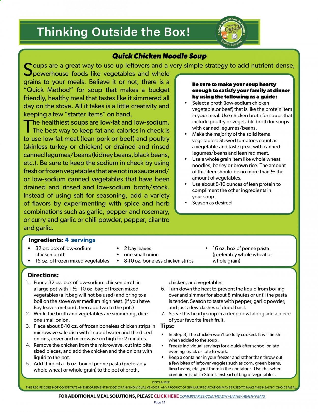 Commissary Weekly Ad Flyer February 15 to February 23