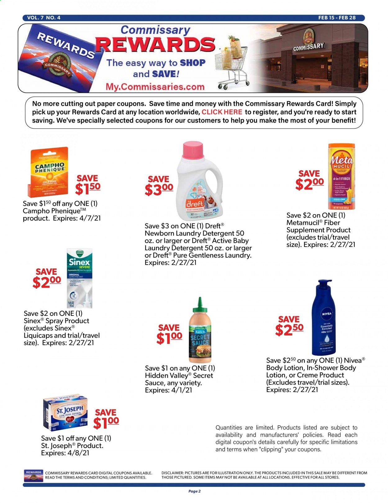 Commissary Weekly Ad Flyer February 15 to February 23