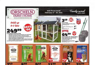 Orscheln Farm and Home Weekly Ad Flyer February 17 to February 28