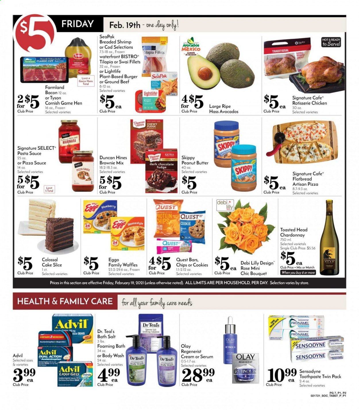 Pavilions (CA) Weekly Ad Flyer February 17 to February 23