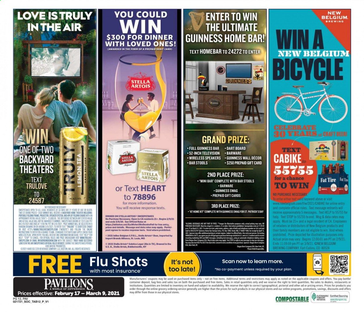 Pavilions (CA) Weekly Ad Flyer February 17 to March 9