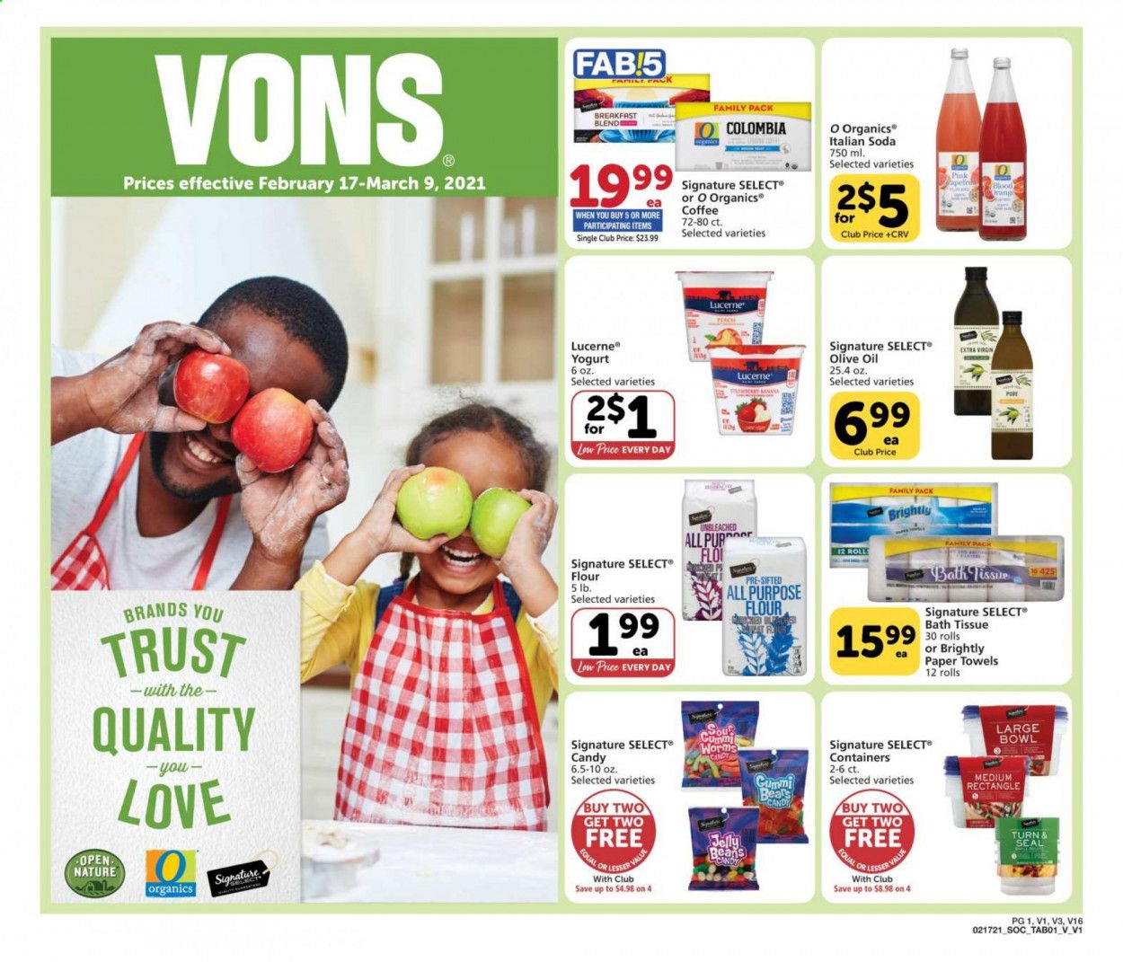 Vons (CA, NV) Weekly Ad Flyer February 17 to March 9