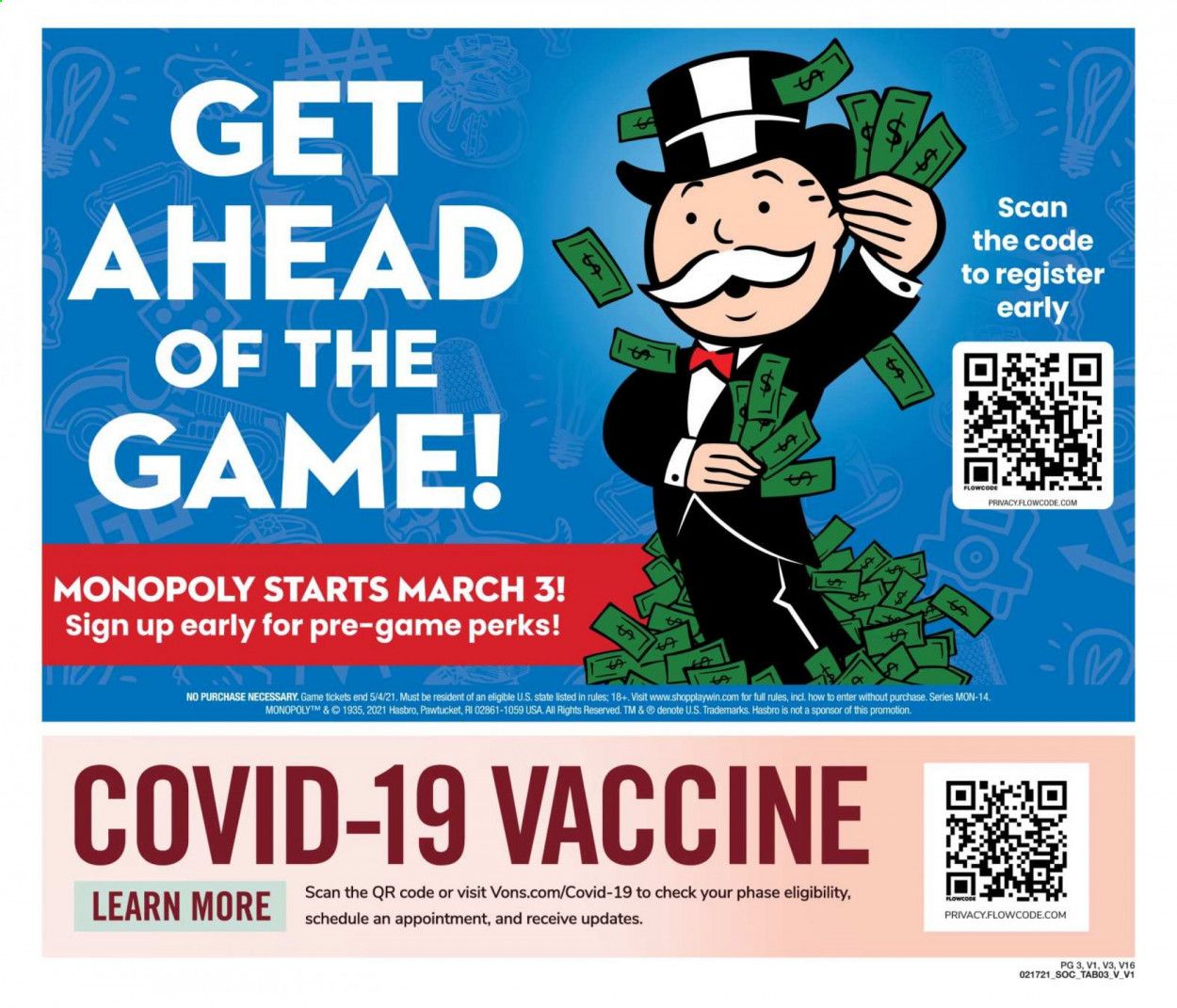 Vons (CA, NV) Weekly Ad Flyer February 17 to March 9