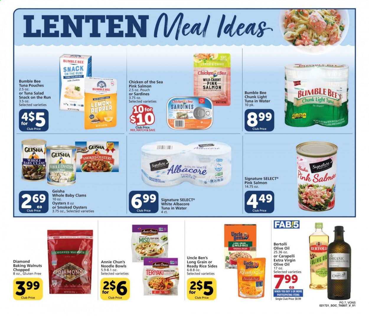 Vons (CA, NV) Weekly Ad Flyer February 17 to March 9
