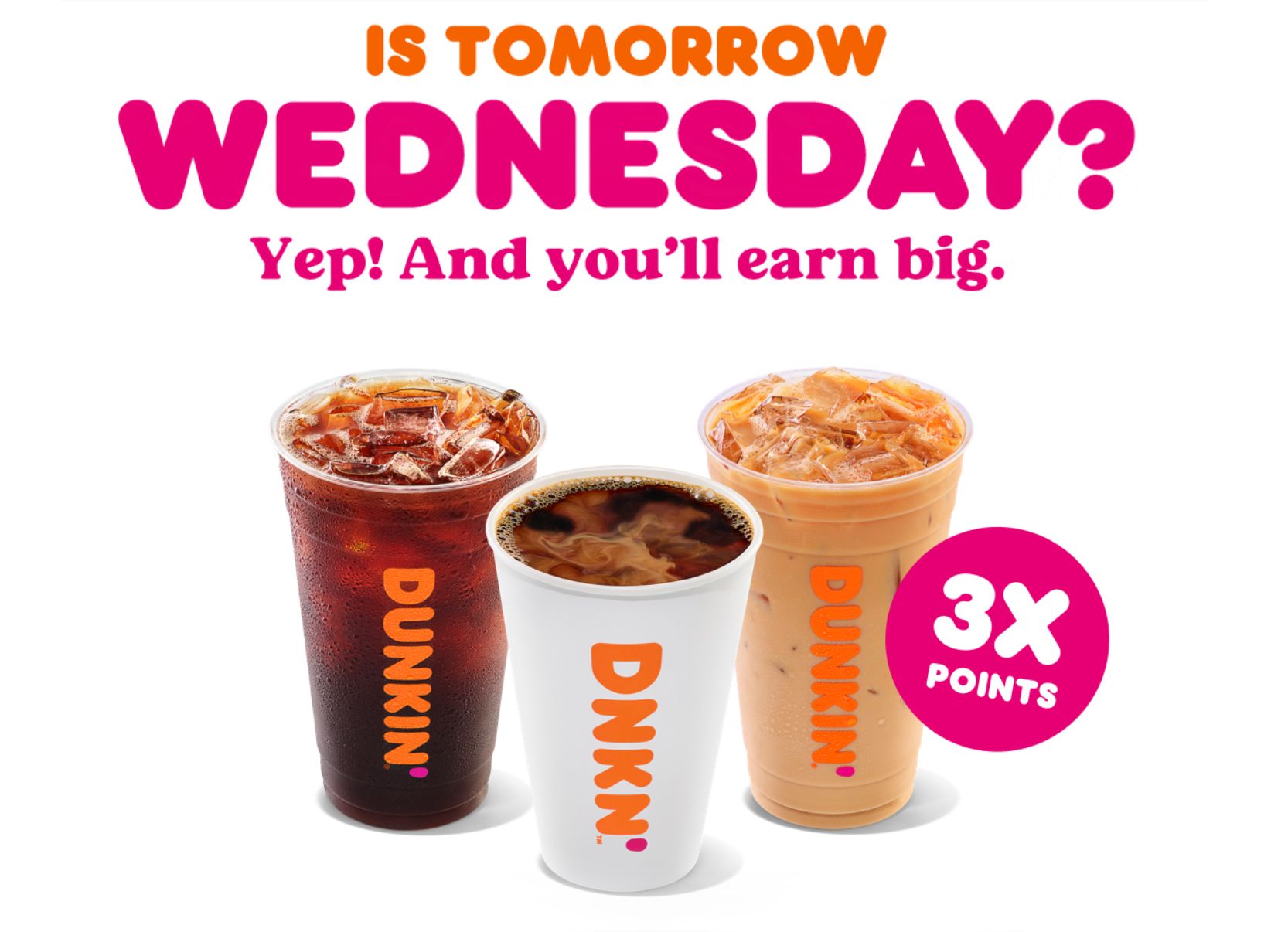 On February 17, DD Perks Members Can Earn Triple the Rewards Points on Hot or Iced Drinks at Dunkin' Donuts On February 17, DD Perks Members Can Earn Triple the Rewards Points on Hot or Iced Drinks at Dunkin' Donuts