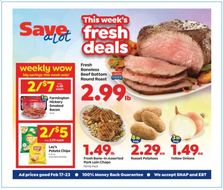 Save a Lot Weekly Ad Flyer February 17 to February 23
