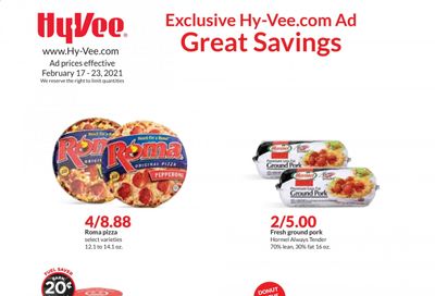 Hy-Vee (IA, IL, KS, MN, MO, NE, SD, WI) Weekly Ad Flyer February 17 to February 23