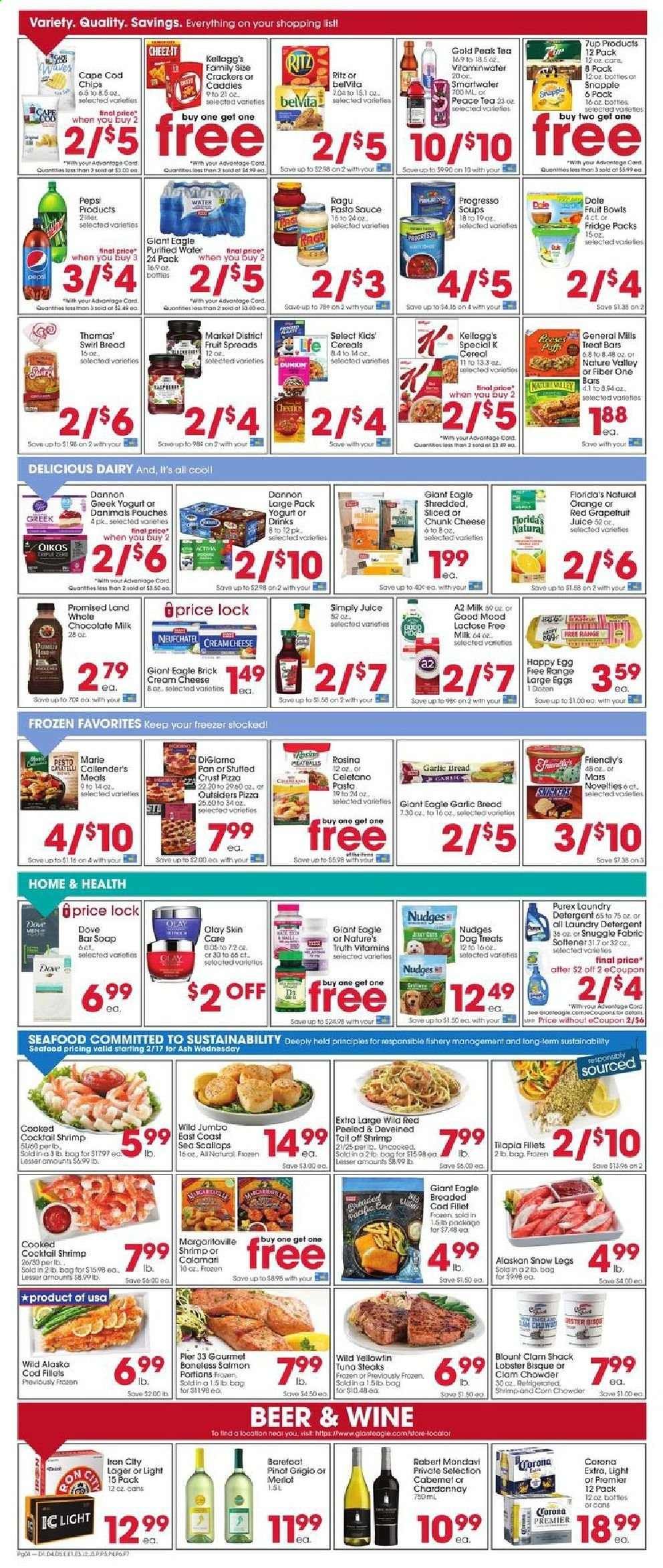 Giant Eagle (IN, MD, OH, PA, WV) Weekly Ad Flyer February 18 to February 24