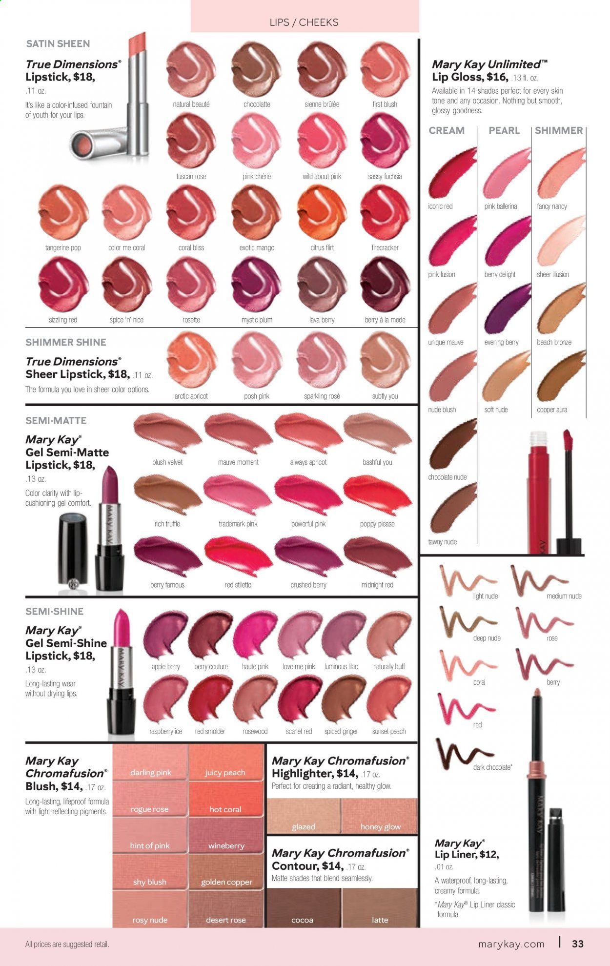 Mary Kay Weekly Ad Flyer February 16 to May 15