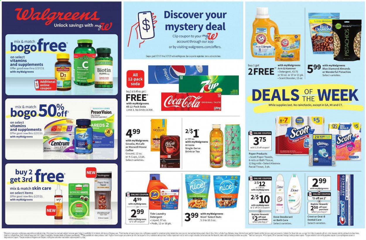 Walgreens Weekly Ad Flyer February 21 to February 27