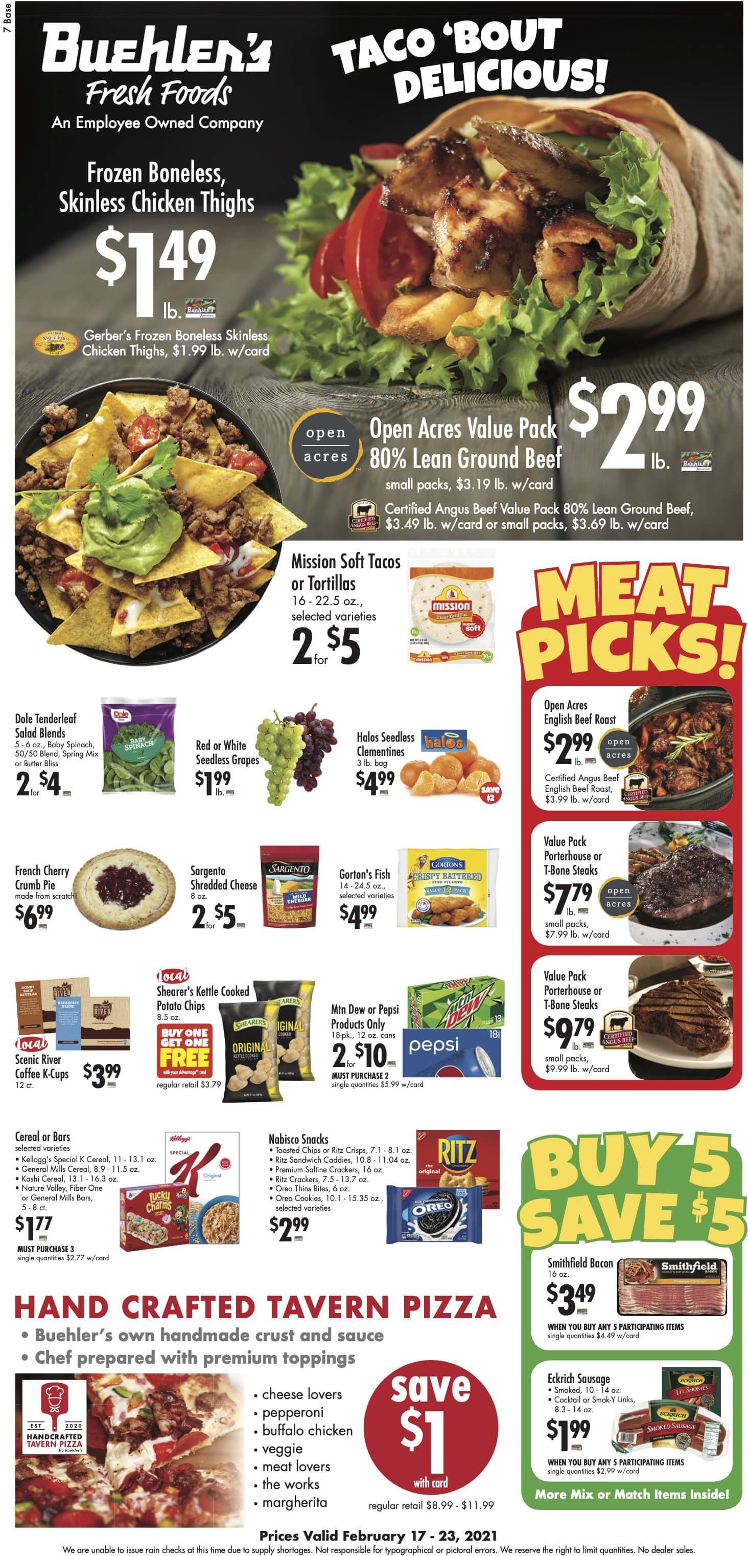Buehler's Fresh Foods Weekly Ad Flyer February 17 to February 23, 2021