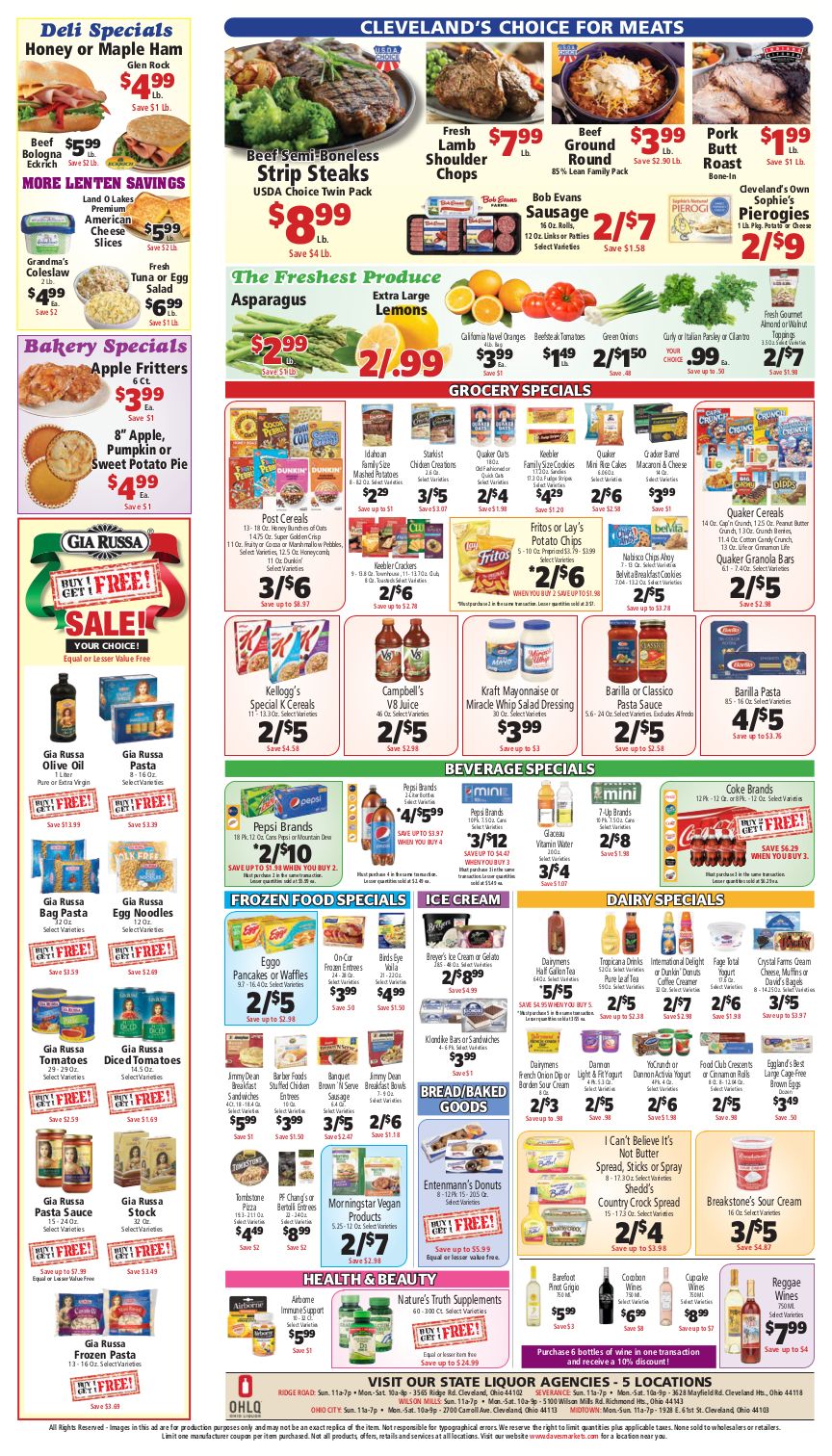 Dave's Markets Weekly Ad Flyer February 17 to February 23, 2021