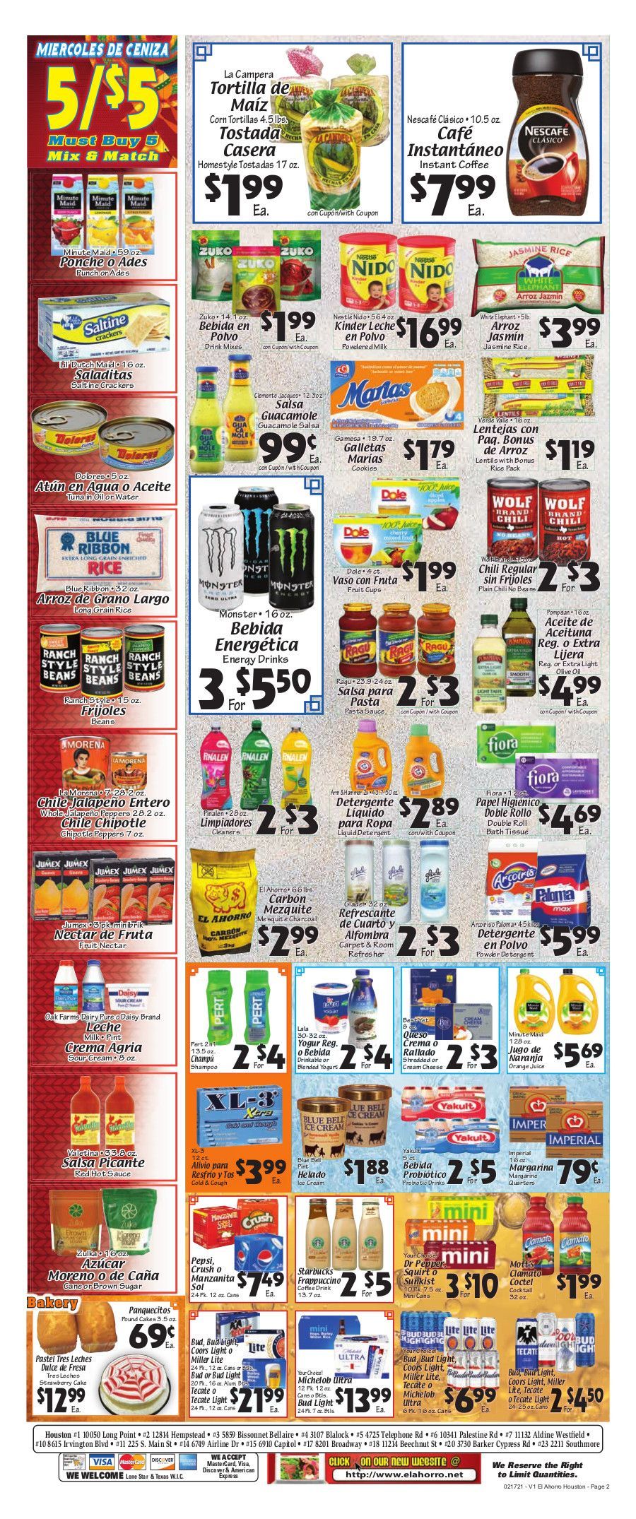El Ahorro Supermarket Weekly Ad Flyer February 17 to February 23, 2021