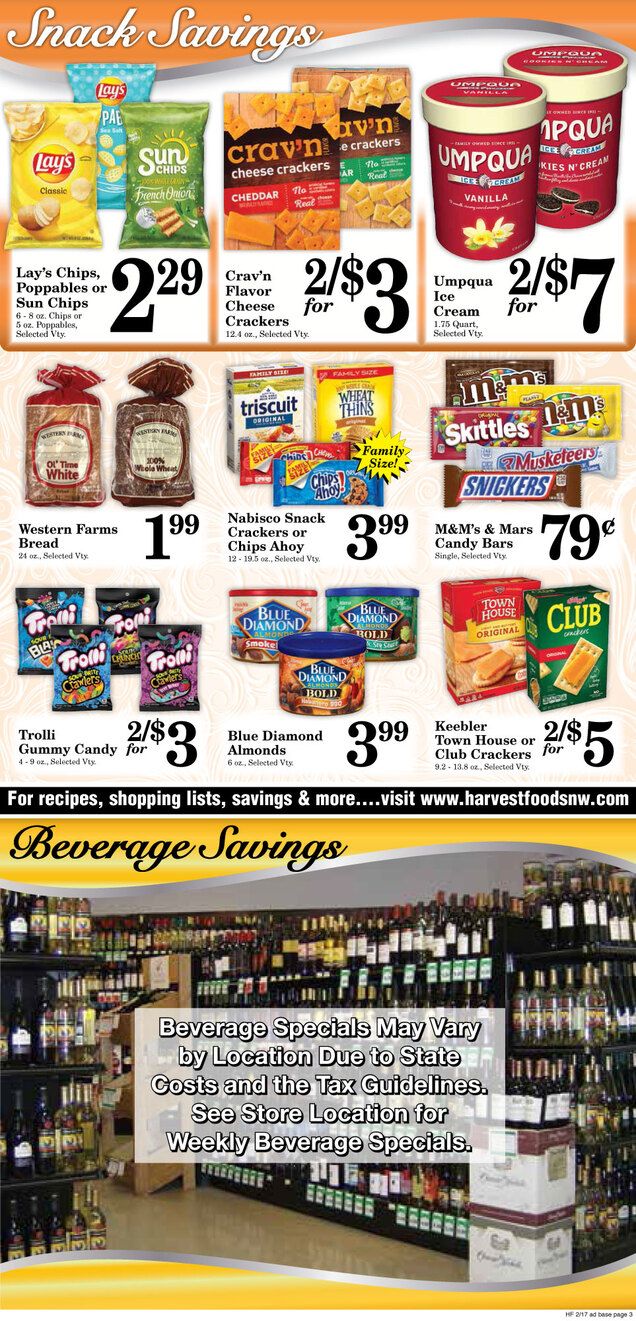 Harvest Foods Weekly Ad Flyer February 17 to February 23, 2021