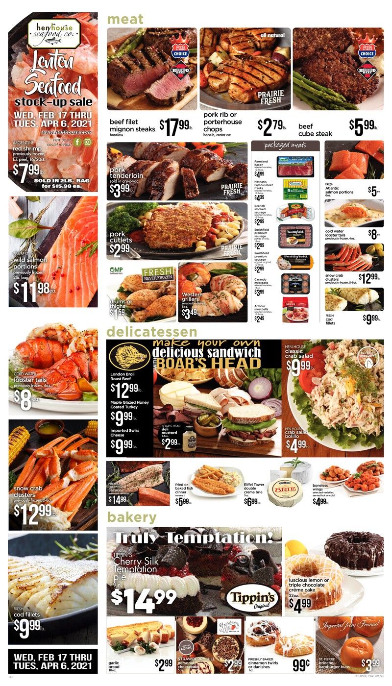 Hen House Weekly Ad Flyer February 17 to February 23, 2021