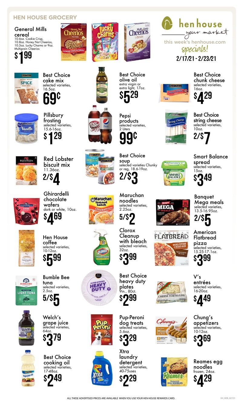Hen House Weekly Ad Flyer February 17 to February 23, 2021