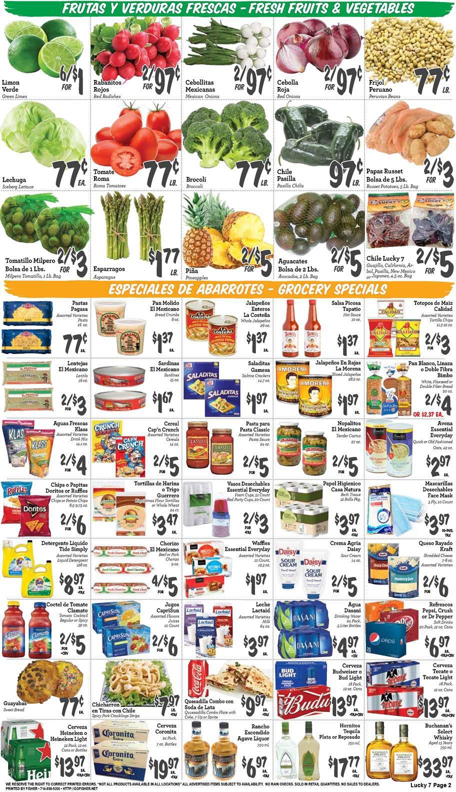 Lucky 7 Supermarket Weekly Ad Flyer February 17 to February 23, 2021