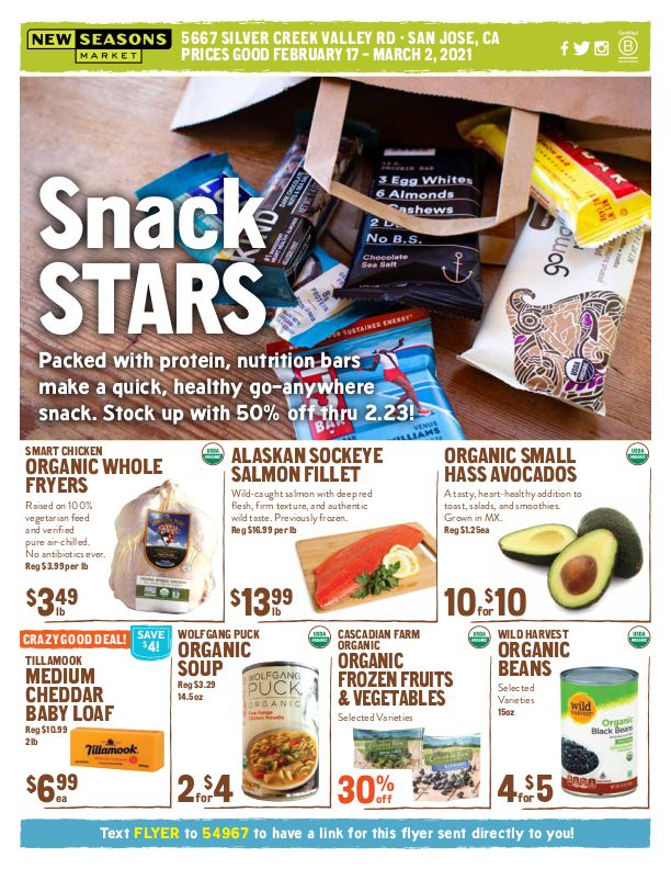 New Seasons Market (CA) Weekly Ad Flyer February 17 to March 2, 2021