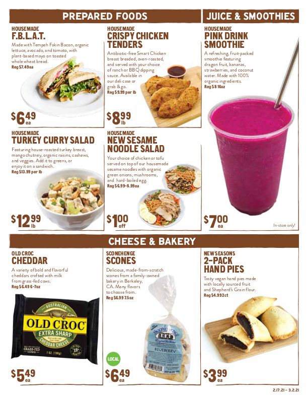 New Seasons Market (CA) Weekly Ad Flyer February 17 to March 2, 2021