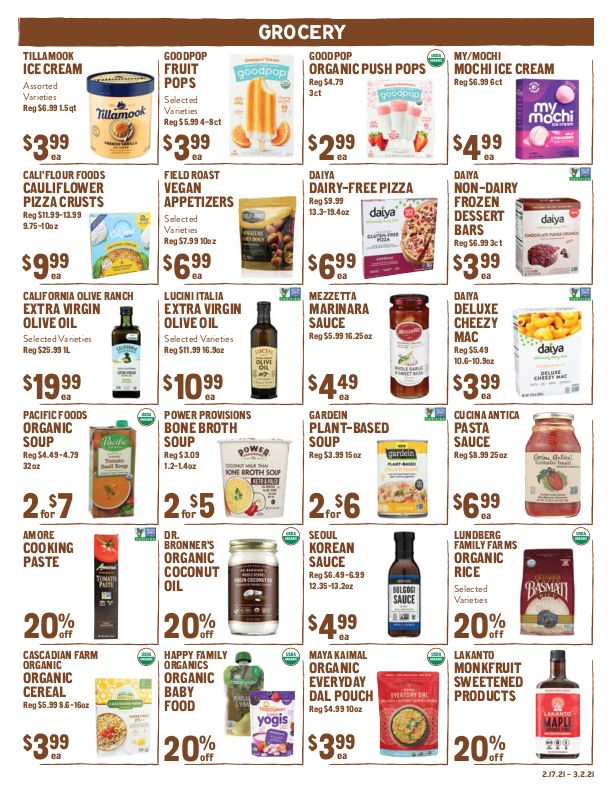 New Seasons Market (CA) Weekly Ad Flyer February 17 to March 2, 2021