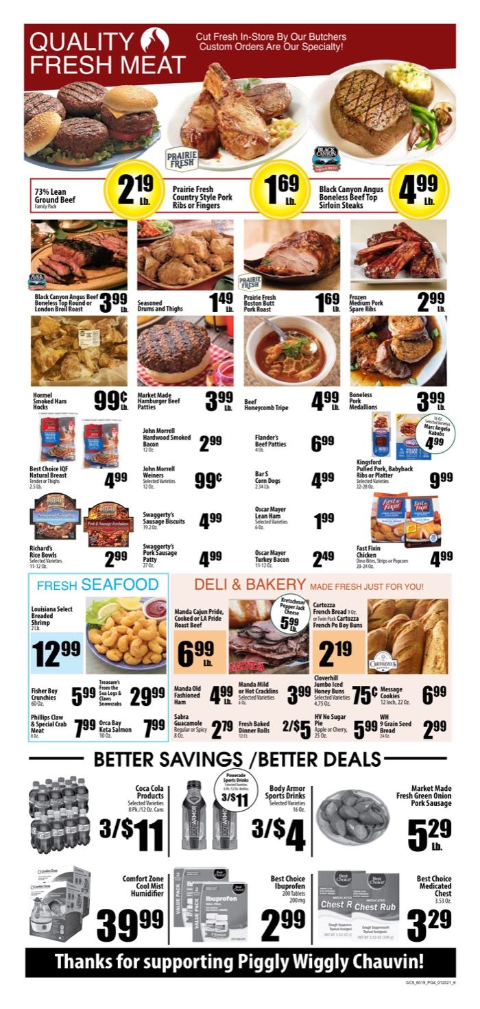 Piggly Wiggly (LA) Weekly Ad Flyer February 17 to February 23, 2021